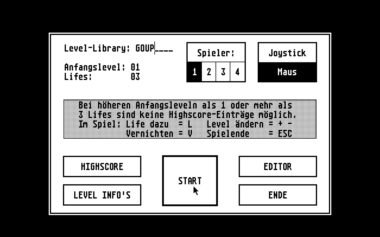 Go Up atari screenshot